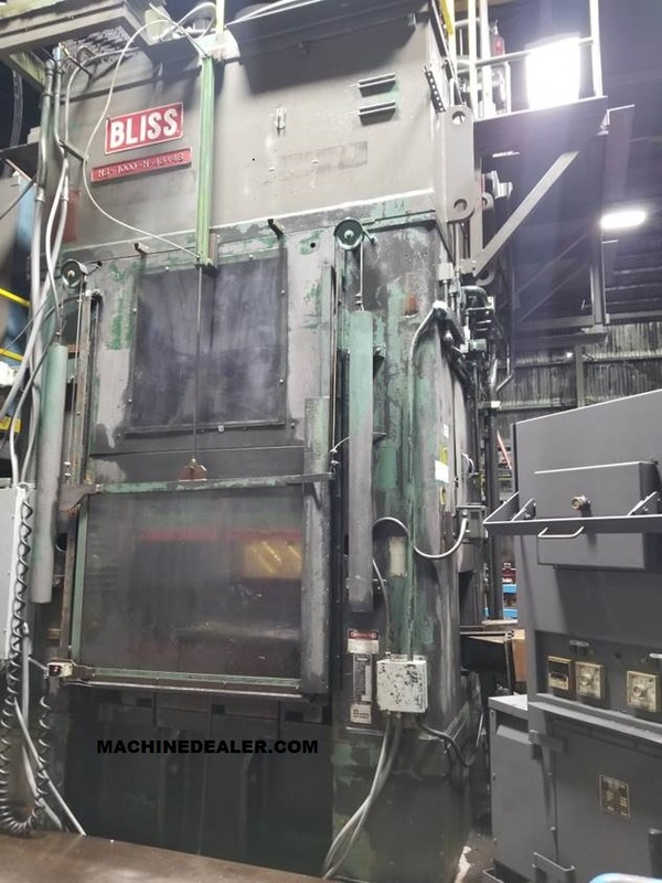1000 Ton, Bliss #HS1000-H-48-48, Hydro-Dynamic forging cell w/induction heater & tooling, 24" stroke, 16" - Image 2