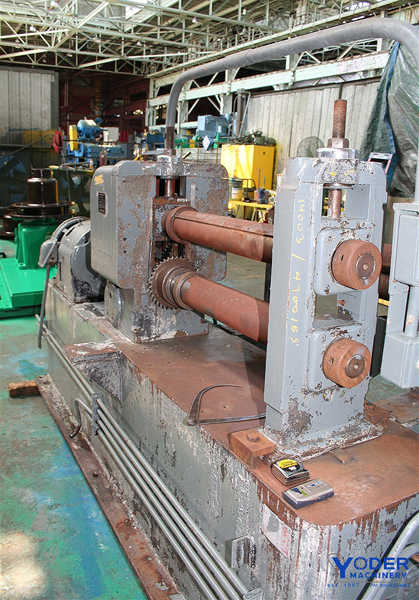 24" x 4-1/2" Yoder #M3, pull thru slitter head, 7-1/2 HP, #14003 - Image 2