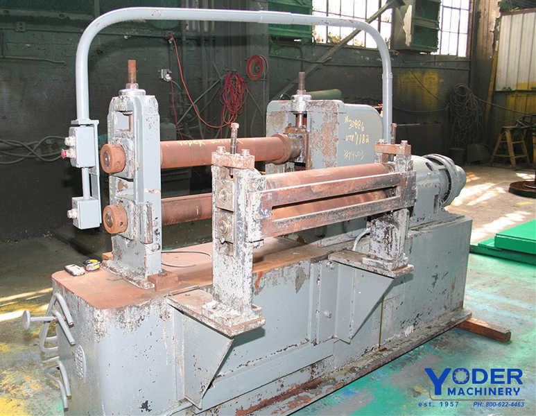 24" x 4-1/2" Yoder #M3, pull thru slitter head, 7-1/2 HP, #14003 - Image 3