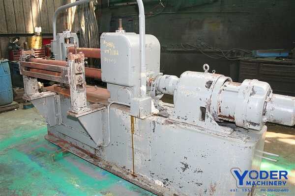 24" x 4-1/2" Yoder #M3, pull thru slitter head, 7-1/2 HP, #14003 - Image 4
