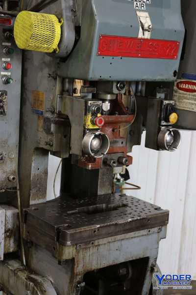 22 Ton, Bliss #C-22, OBI press, 1-1/2" stroke, 9-3/4" Shut Height, air clutch & brake, Ametek Control, #77350 - Image 2