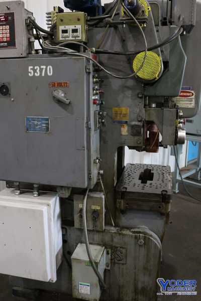 22 Ton, Bliss #C-22, OBI press, 1-1/2" stroke, 9-3/4" Shut Height, air clutch & brake, Ametek Control, #77350 - Image 3