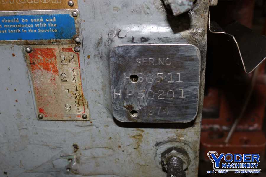 22 Ton, Bliss #C-22, OBI press, 1-1/2" stroke, 9-3/4" Shut Height, air clutch & brake, Ametek Control, #77350 - Image 6