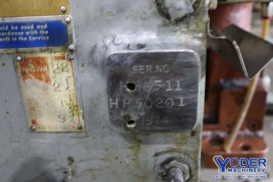 22 Ton, Bliss #C-22, OBI press, 1-1/2" stroke, 9-3/4" Shut Height, air clutch & brake, Ametek Control, #77350 - Image 7