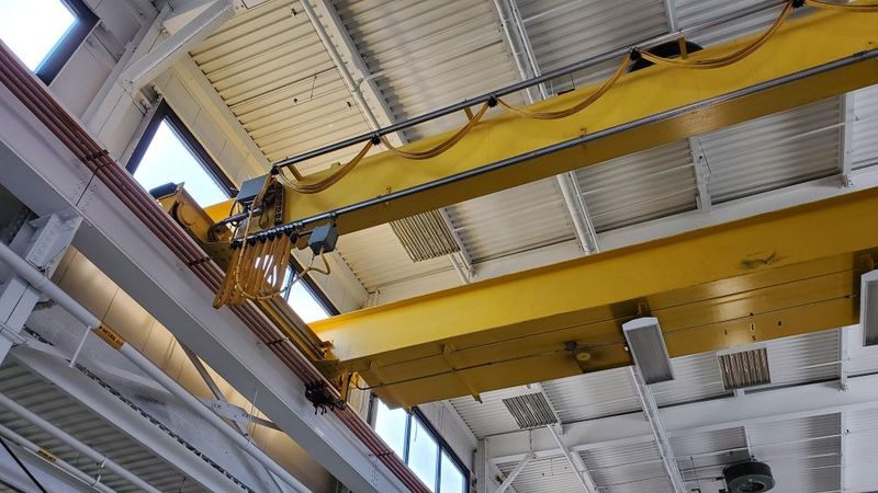 35/10 Ton, Shaw-Box, 37' 2" Span, 35' lift, radio/pendant, VFD all motions, 1995, 2016 contorls, #2108 - Image 7