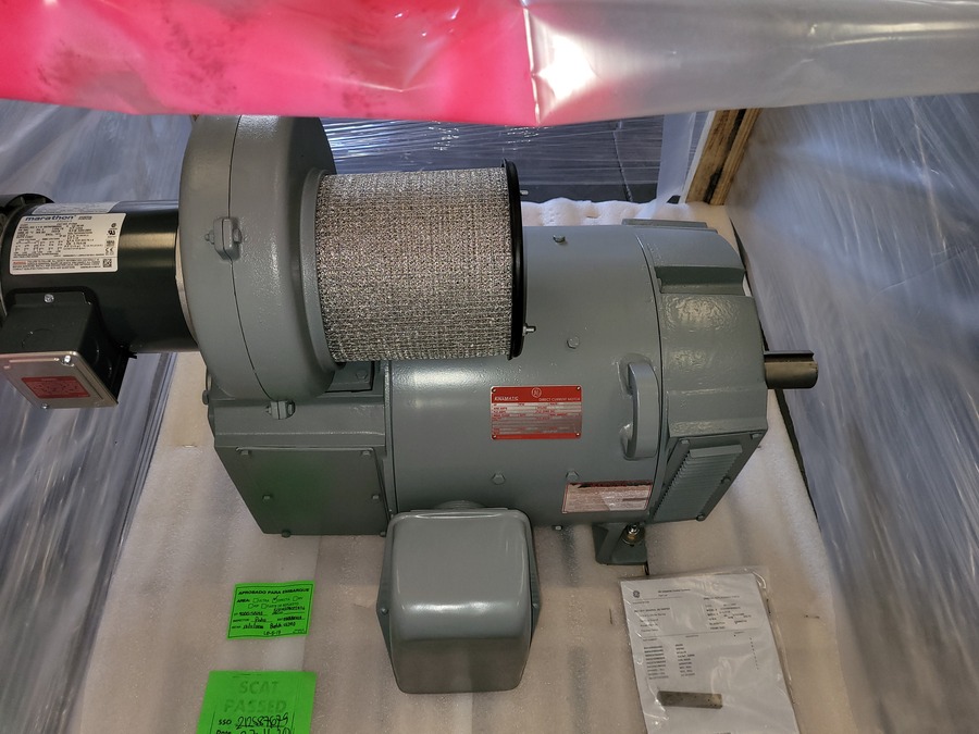 60 HP 1750/2000 RPM General Electric, Frame CD366AT, BB, DPFG-BV, new, 500VA, 150/300VF (2 available) - Image 2