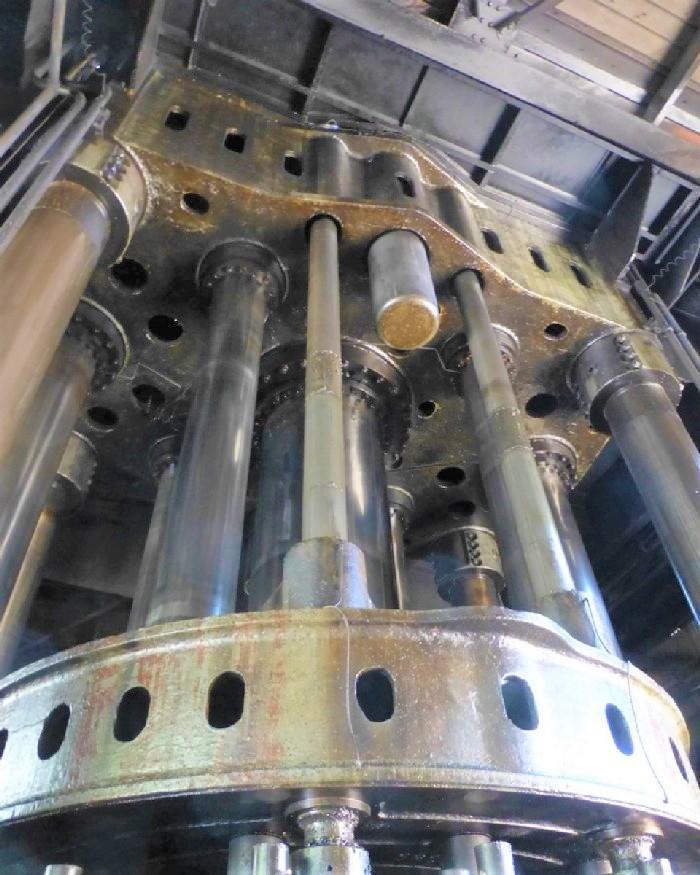 4000 Ton, Lake Erie, double action hydraulic press, 48" ejector stroke, 180" main ram stroke, 92" F-B x 160" - Image 5