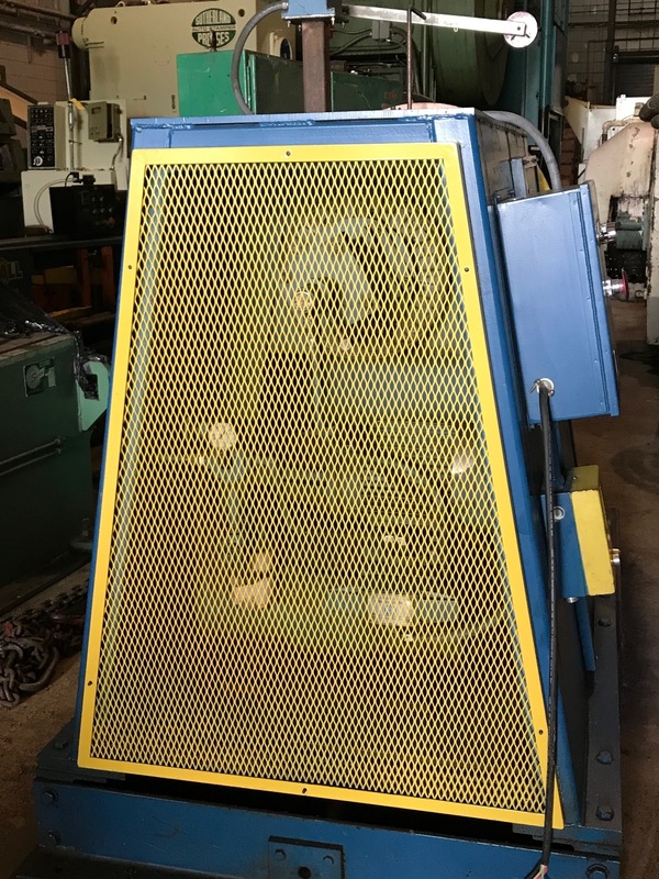 20000 lb. Bradbury #420-60, uncoiler, 60" width, 72" outside dimensions, 17"-21" ID, 4 leaf style, #11021 - Image 5