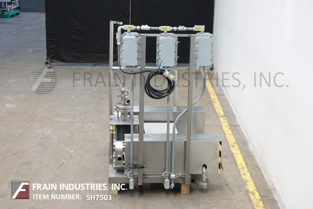 Tri-Clover #F2116MDG, 316 Stainless Steel tri-blender, 5 HP centrifugal mixing pump with 2-1/2" OD/2" ID - Image 4