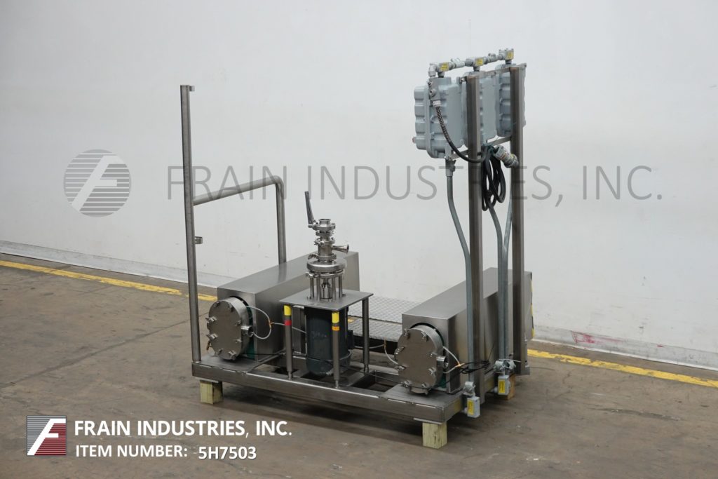 Tri-Clover #F2116MDG, 316 Stainless Steel tri-blender, 5 HP centrifugal mixing pump with 2-1/2" OD/2" ID - Image 5