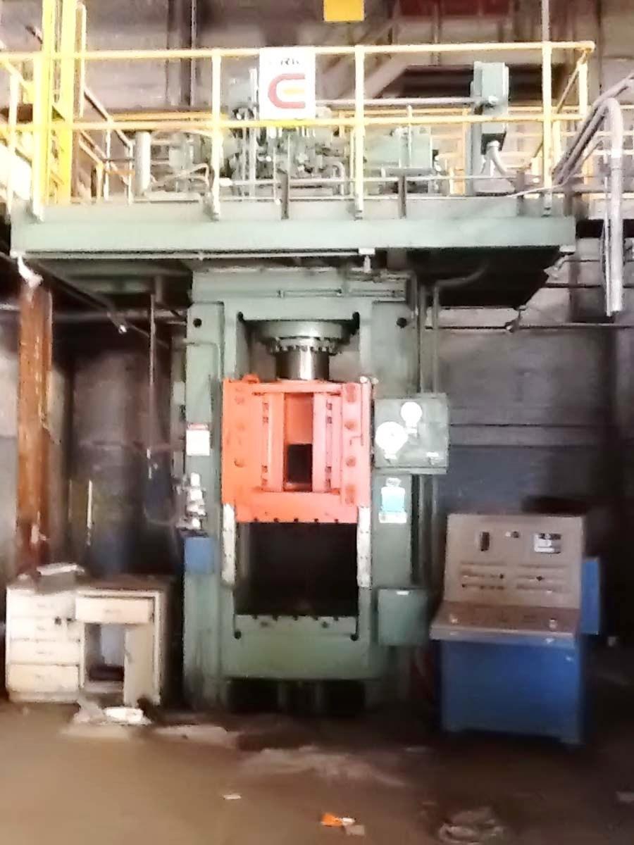 500 Ton, Lake Erie hydraulic press, 24" stroke, 30" daylight, 6" Shut Height, 1993, #16389 - Image 1