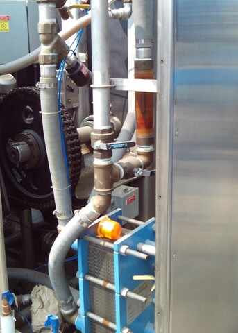 Cleveland #P-TC-320, Stainless Steel vertical tumble chiller, 320 gallon bagged kettle, enclosure - Image 5