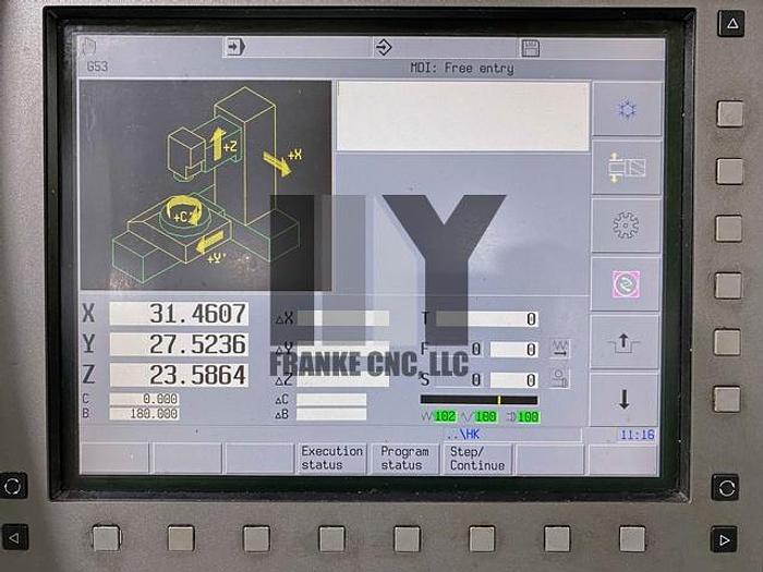 DMG Mori Deckel Maho #DMU-80P-Hi-Dyn, 60 automatic tool changer, 31.5" X, 27.6" Y, 23.6" Z, 18000 RPM, CT40 - Image 6