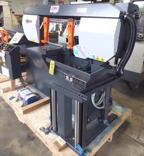 11" x 19" Cosen #SH-500M, horizontal band saw, miter, semi-auto, 163" x 1" x .035" blade 3 HP - Image 3