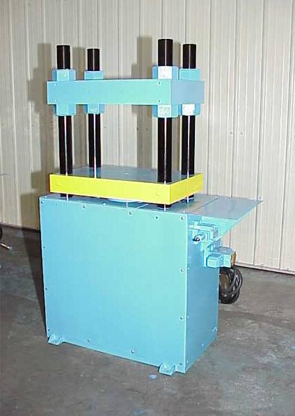 100 Ton, Up-acting press, 4-post, 8" stroke, 16"-21" adj daylight, 22" x18", 30" x9" platen, #17 - Image 1