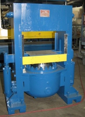 500 Ton, Up-acting press, slab-side, 10" stroke, 15.7" daylight, 20" x17" bed31" btwn sides, #2383 - Image 1