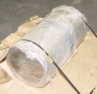 Ram from hydraulic press, 13.5" diameter x 26.5" long, never used, #1052 - Image 1