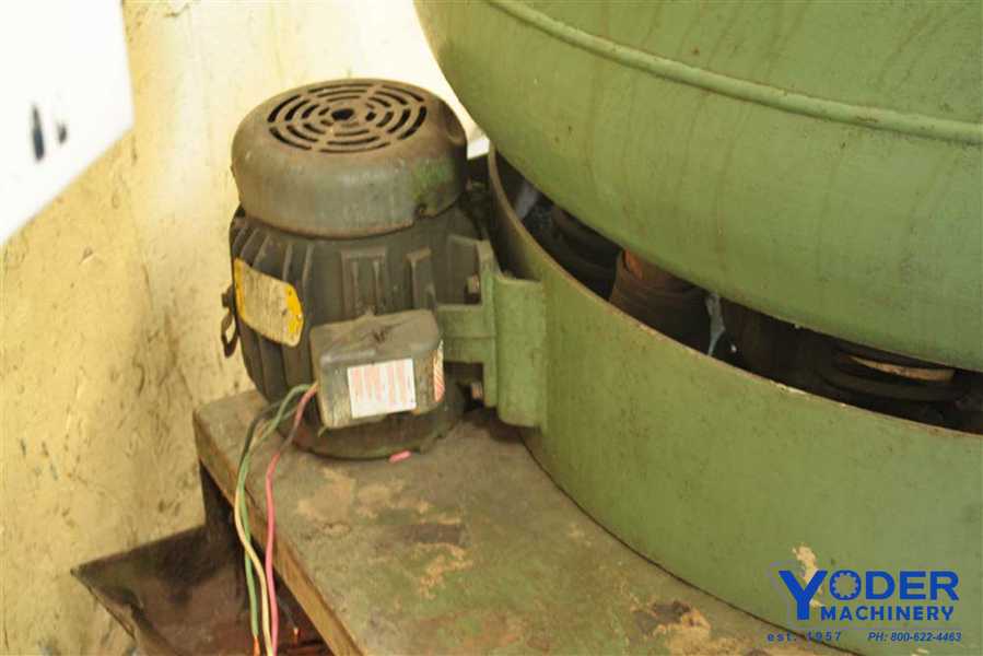 10 cu.ft. Sweco vibratory bowl, 49" dia., 11" x16" bowl diameter, 3 HP, timer controls, #55797 - Image 4