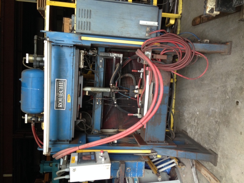 Roueche #TRC-S/O-F30688, resistance spot welder, s/n 59627, special dual gun, Technitron Controls A-B - Image 1