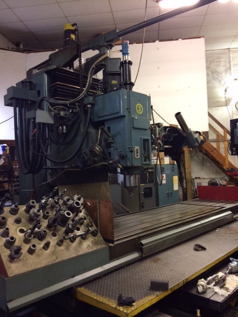 Phoenix #VTC-3010, CNC milling/roughing machine, 80" X, 40" Y, 28" Z, 3000 RPM, #50 taper, Fanuc 11M Iincon - Image 2