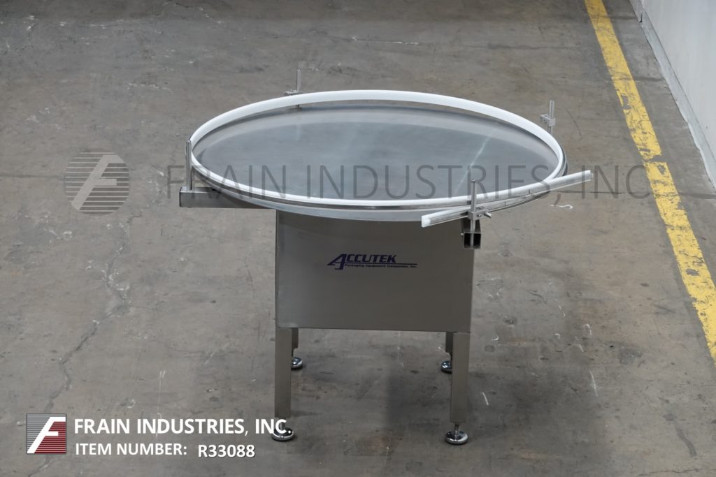 48" Diameter, Accutek, stainless steel, rotary disc accumulator, Stainless Steel 48"disc with vari-speed - Image 4