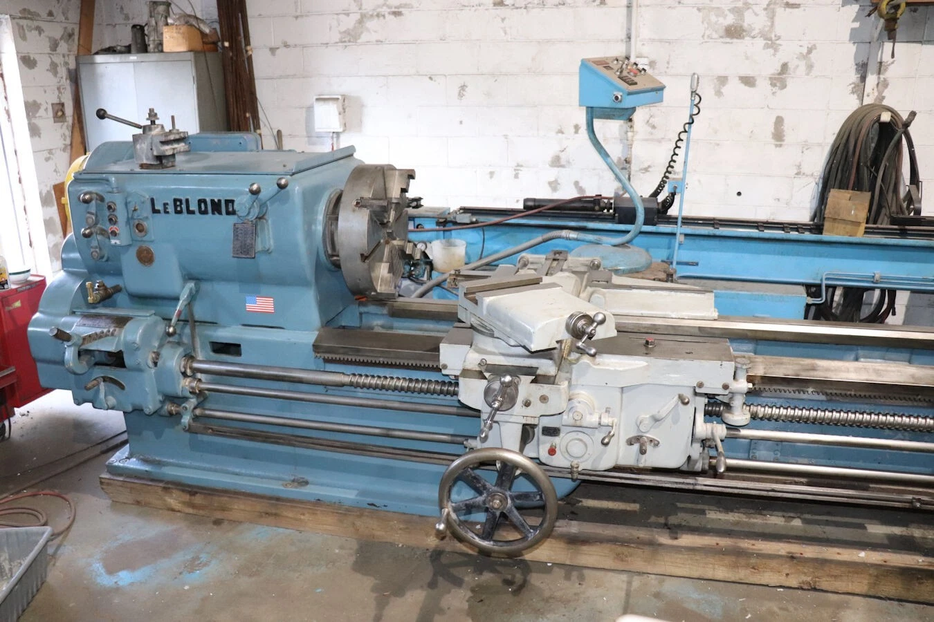 30"/52" x 125" LeBlond #Regal, hvy-duty, 21" 4-Jaw Cushman chuck, 400 RPM, 2.25" thru hole - Image 1