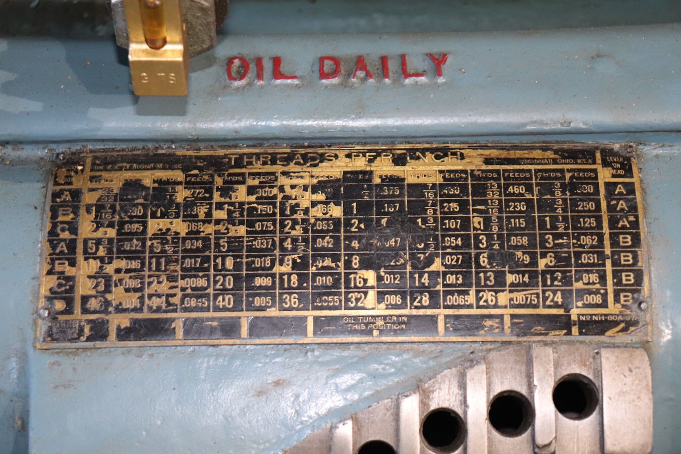 30"/52" x 125" LeBlond #Regal, hvy-duty, 21" 4-Jaw Cushman chuck, 400 RPM, 2.25" thru hole - Image 7