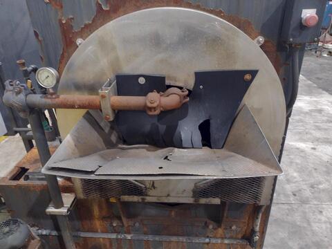 Hurricane #250, 3 stage, 24" rotary drum parts washer, gas heated, 1998, #13539 - Image 5