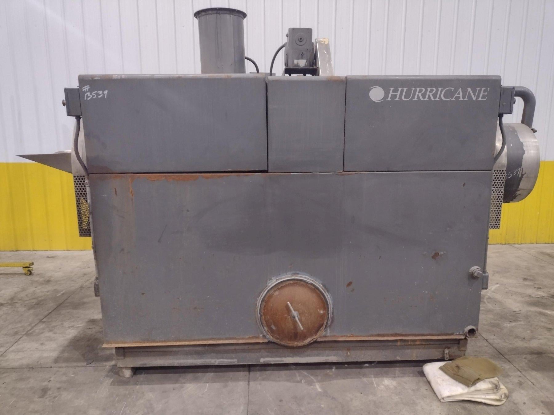 Hurricane #250, 3 stage, 24" rotary drum parts washer, gas heated, 1998, #13539 - Image 6