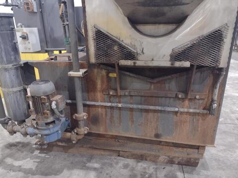 Hurricane #250, 3 stage, 24" rotary drum parts washer, gas heated, 1998, #13539 - Image 7