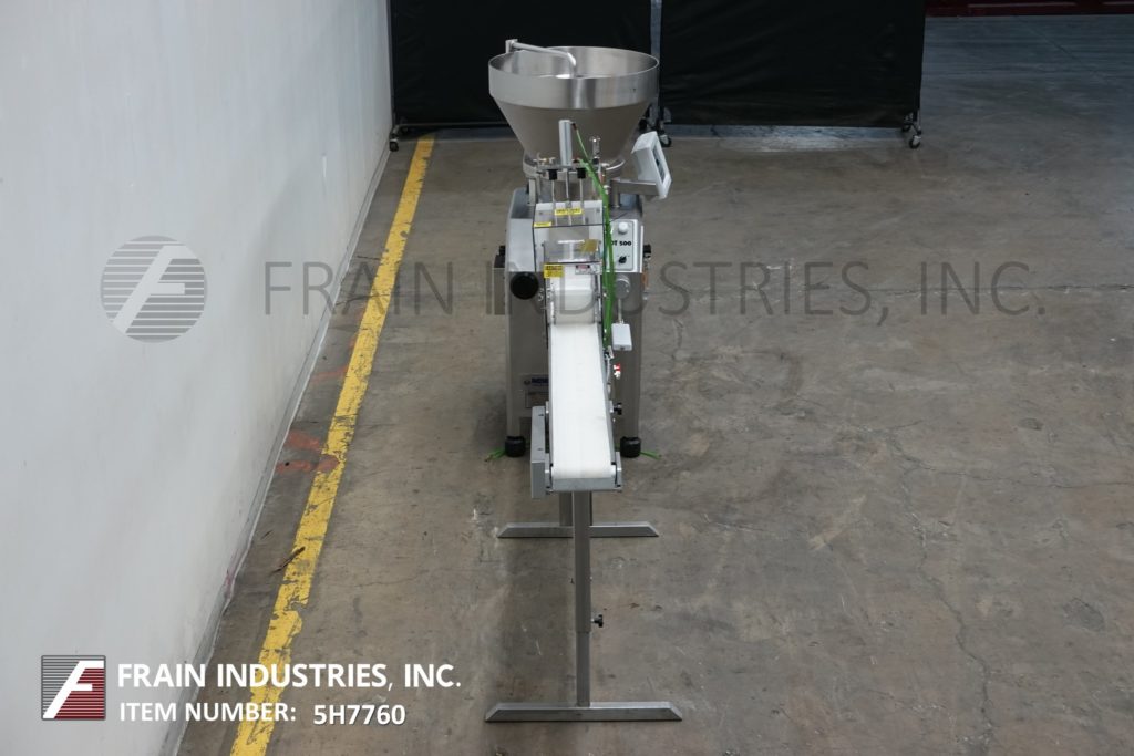 Vemag #500, continuous, twin screw, vacuum stuffer, 500-2200 Kg' s per hour, tilt back product hopper with - Image 4