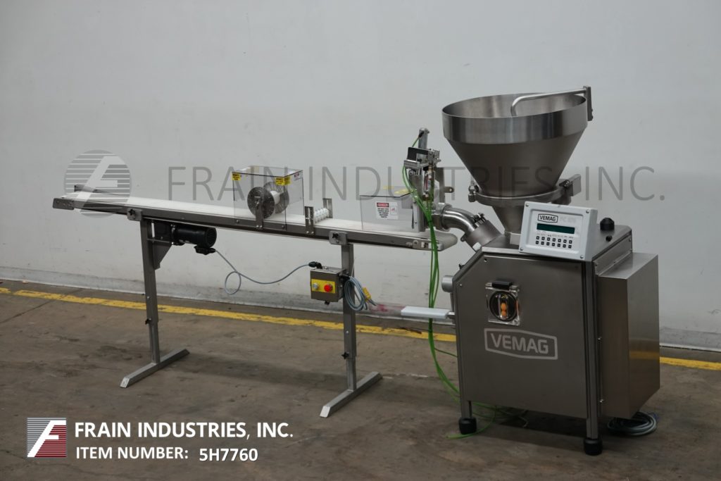 Vemag #500, continuous, twin screw, vacuum stuffer, 500-2200 Kg' s per hour, tilt back product hopper with - Image 5