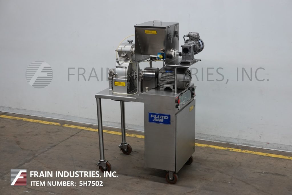 Fluid Air #007 Granumill, all Stainless Steel pilot size product reduction system, capable of handling both - Image 5