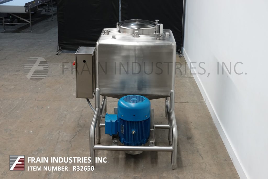 Heritage BCast Stainless Products Model 300 gallon, Stainless Steel, high shear, single wall liquefier, 60 HP - Image 4