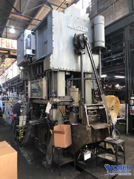250 Ton, Minster #E2-250-60-48 Hevi-Stamper, straight side double crank, 6" stroke, 22-1/2" Shut Height, air - Image 4
