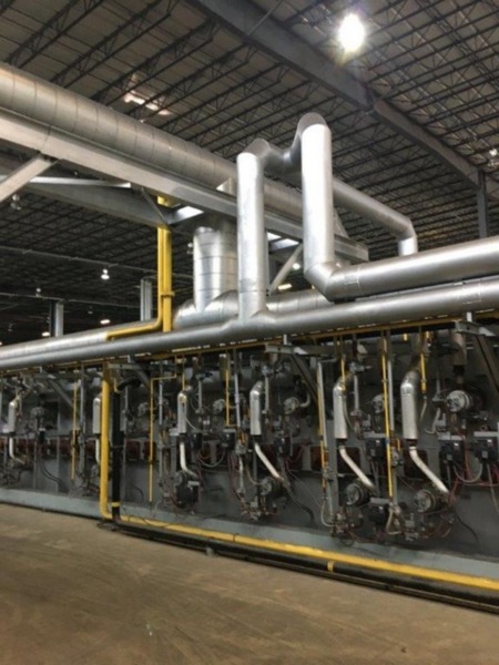 Tenova Loi roller hearth annealing furnace, inlet roller table, inlet suction device - Image 5