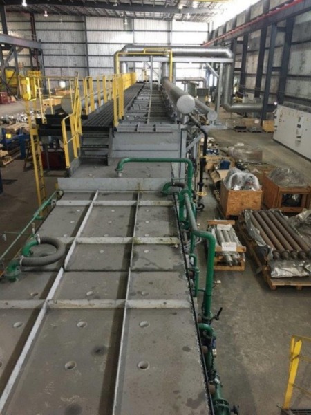 Tenova Loi roller hearth annealing furnace, inlet roller table, inlet suction device - Image 7