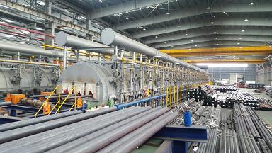 Hanjung quench & temper line, roller hearth, charging table, hardening furnace, conveyor - Image 2