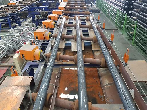 Hanjung quench & temper line, roller hearth, charging table, hardening furnace, conveyor - Image 4