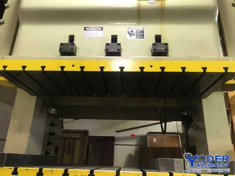 200 Ton, Stamtec #G2-200, gap frame double crank, 9.84" stroke, 19.69" Shut Height, air clutch, 1996, #73494 - Image 8