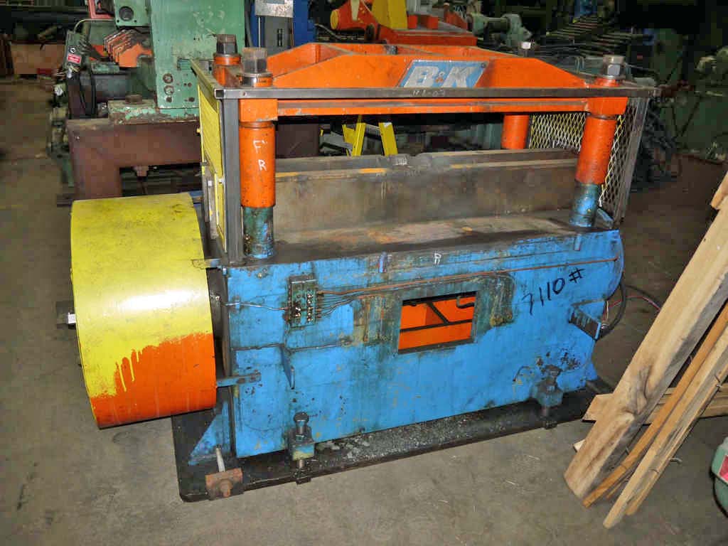 B & K, cut-off press, 3 -3.5" stroke, air clutch, 44" btwn posts R-L, 16.5" btwn posts F-B, 7.5 HP AC motor - Image 2