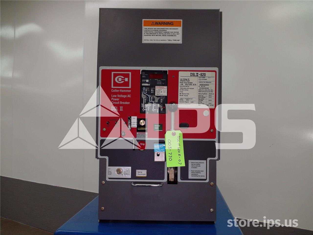 2000 Amps Ch Dslii-620 Eo/do Unused Surplus 120 Volts AC Control, Rms 810 Lsg, 2000 Amps Rp, 3000 Amps Fuse - Image 1
