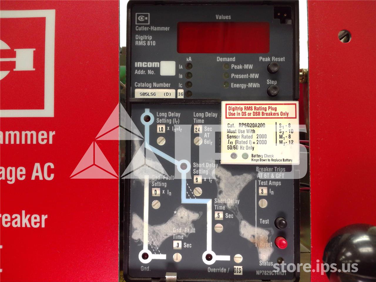 2000 Amps Ch Dslii-620 Eo/do Unused Surplus 120 Volts AC Control, Rms 810 Lsg, 2000 Amps Rp, 3000 Amps Fuse - Image 2