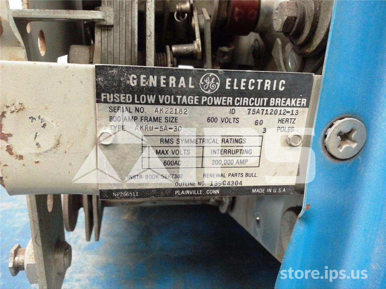 800 Amps GE Akru-5a-30 Mo/do (akru-_a-30) Sst Lsig, 400 Amps Ct - Image 5