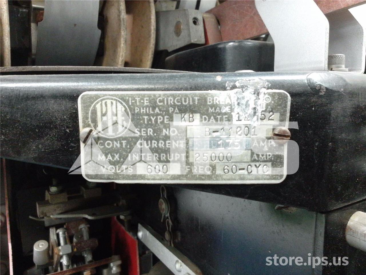 600 Amps ITE Kb-600 Eo/do Steel (kb-600 St) 480 Volts AC Close, 115 Volts AC Control, 115 Volts AC Trip, Od-1 - Image 5