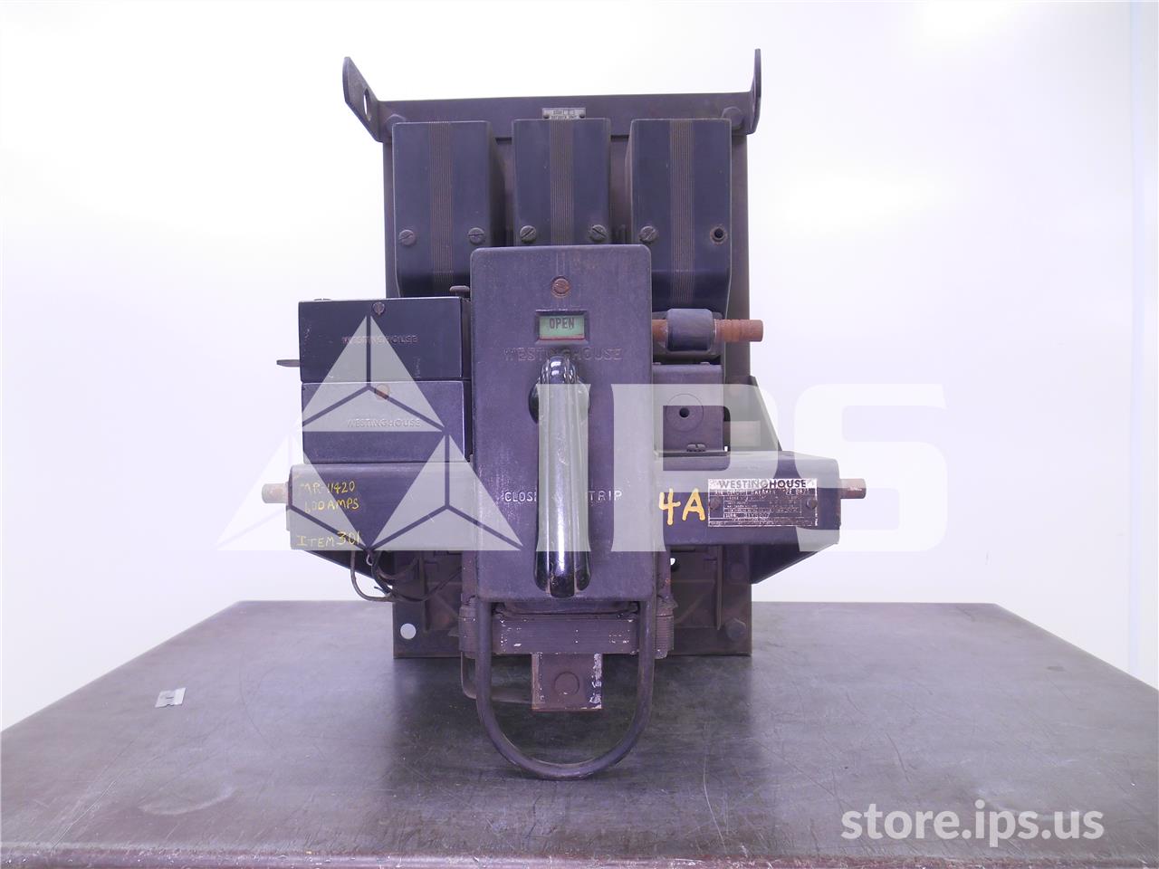 600 Amps WH Db-25 Eo/do 1p 125 Volts DC Control - Image 1