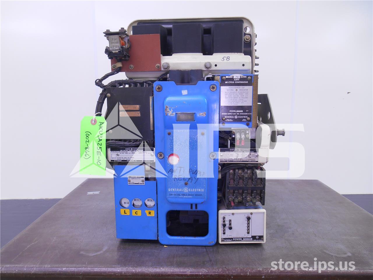 600 Amps GE Aku-3a-25 Eo/do (aku-_a-25) 125 Volts DC Control, Ps-1a Li, 1000 Amps Fuse - Image 1