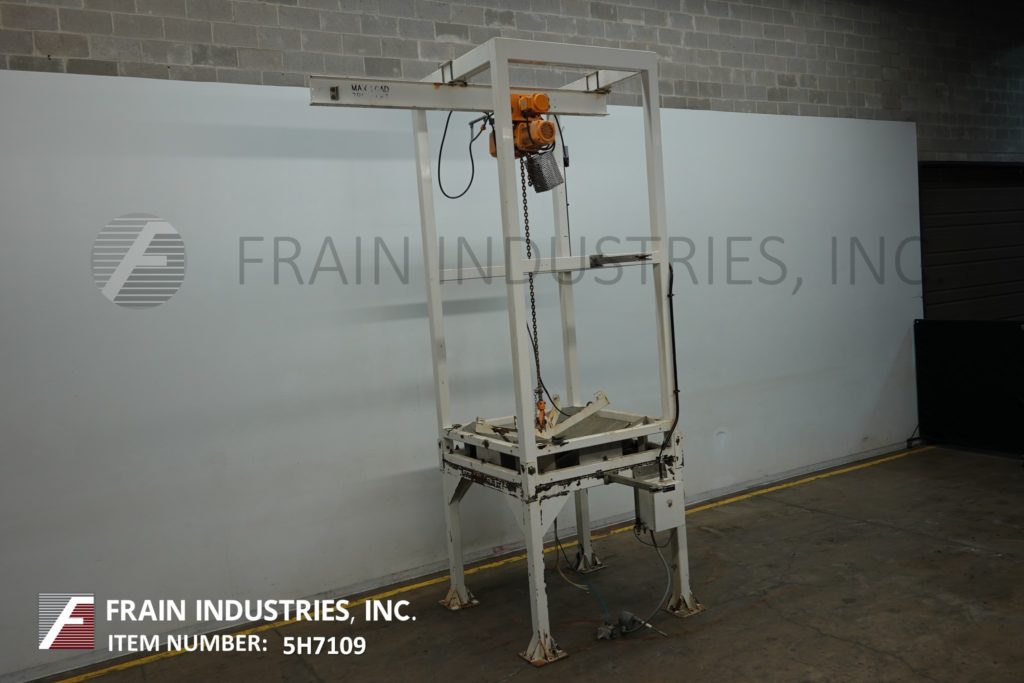 Bulk bag, Vac-U-Max, super sack unloading system rated to 3800 lbs capacity, heavy duty box tube structural - Image 1