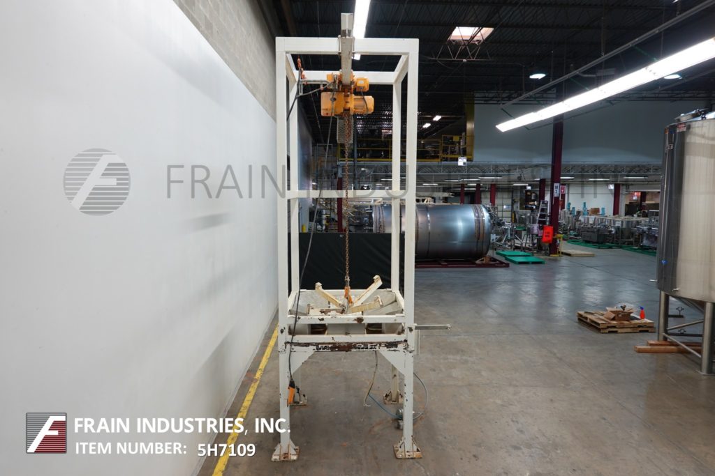Bulk bag, Vac-U-Max, super sack unloading system rated to 3800 lbs capacity, heavy duty box tube structural - Image 3