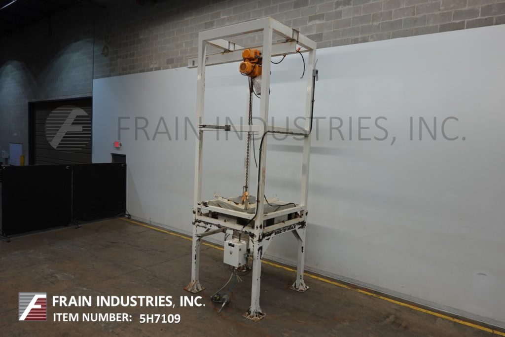 Bulk bag, Vac-U-Max, super sack unloading system rated to 3800 lbs capacity, heavy duty box tube structural - Image 5